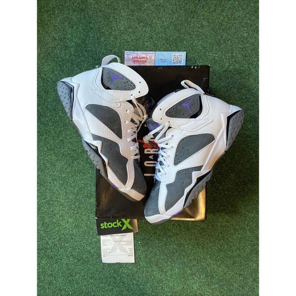 Nike Air Jordan Retro 'Flint Grey Purple' 2021 Men's Size 12